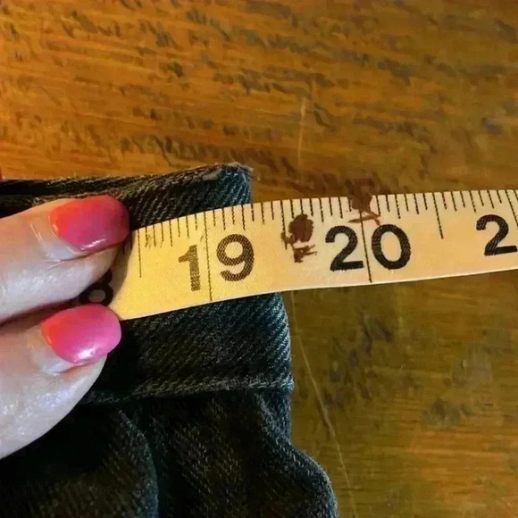 Wake Women’s Black Baggy Y2K Button Fly Carpenter/Cargo Style Wake Patches 2XL - Picture 10 of 12